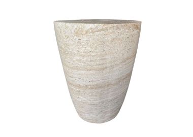 הדום עגול דמוי אבן בז' 37*37 דגם אלטון