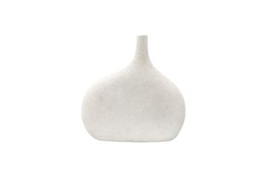 אגרטל פולירסין לבן 25 ס"מ דגם נואל