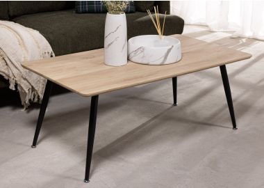 שולחן סלון 110*60 ס"מ בגוון טבעי דגם LEWIS