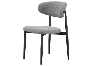 כיסא פינת אוכל דגם אליס בד אפור