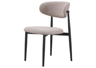 כיסא פינת אוכל דגם אליס בד נס קפה