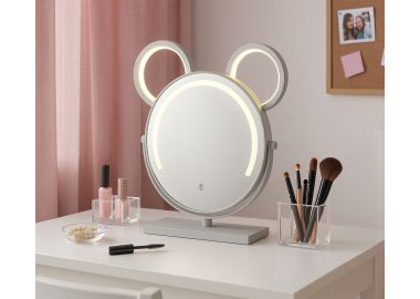  מראה מעוצבת בצורת ארנב בגוון לבן