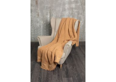 שמיכת קיץ \ כיסוי למיטה פיקה זוגית 200x220 ס"מ אבן