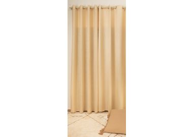 וילון דגם פטרה 140x250 ס"מ צבע בז' בהיר