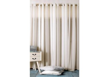 וילון דגם יסמין 140x160 ס"מ צבע אבן