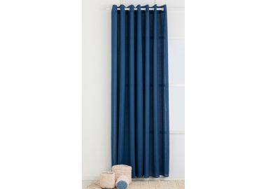 וילון דגם פטרה 140x250 ס"מ צבע כחול נייבי