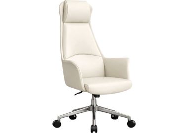 כסא מנהלים יוקרתי דגם BIGBOSS גוון אוף וויט