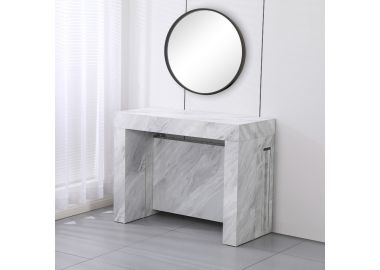 קונסולה נפתחת לפינת אוכל עד 3 מטר רוחב 100 ס"מ דגם מקסימוס מרבל