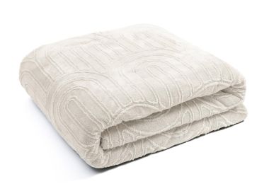 שמיכת פוך עם מילוי יחיד 150x200 ס"מ דגם סטיב שמנת