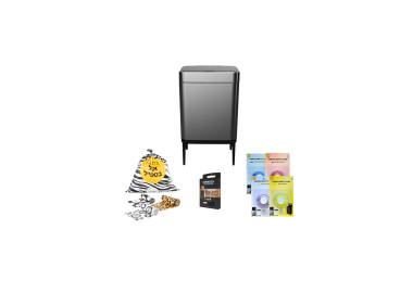 מארז Future All In פח 60 ליטר עם אביזרים צבע כסוף