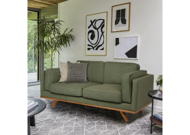 ספה 200 ס"מ דו מושבית FLORIDA בגוון ירוק