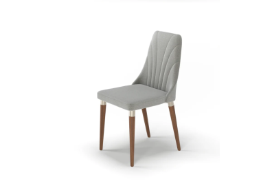 כיסא פינת אוכל מעוצב דגם לורן בגוון אפור