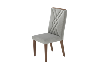 כיסא פינת אוכל מעוצב דגם מיגל בגוון אפור