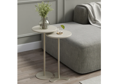 צמד שולחנות צד דגם לורי בגוון אופוייט