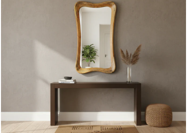 מראת קיר דגם שלגיה 120 ס"מ בגוון בהיר