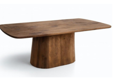 שולחן פינת אוכל דגם מרטין עשוי עץ מנגו מלא בגוון דבש