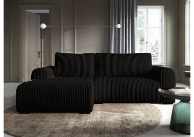 ספה פינתית דגם EVEREST גוון שחור