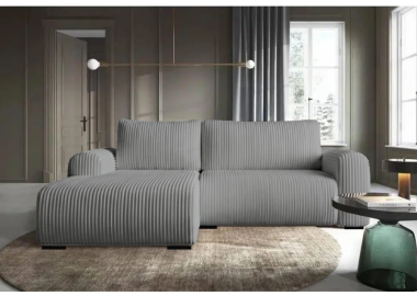 ספה פינתית דגם EVEREST גוון אפור בהיר