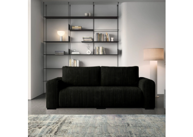 ספה דו מושבית דגם EVEREST גוון שחור