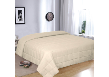 שמיכת קיץ זוגית 220x240 ס"מ גוון טבעי