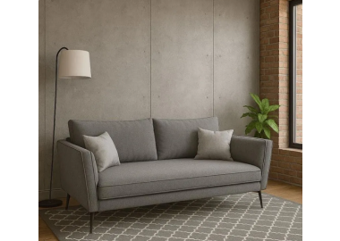 מערכת ישיבה דו מושבית 1.60 מטר דגם שחר מבית RAM DESIGN