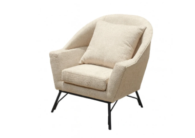 כורסא דגם ALEX בגוון שמנת