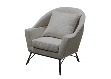 כורסא דגם ALEX בגוון אפור בהיר