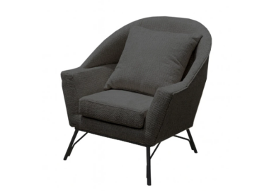 כורסא דגם ALEX בגוון אפור כהה