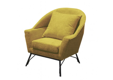 כורסא דגם ALEX בגוון חרדל