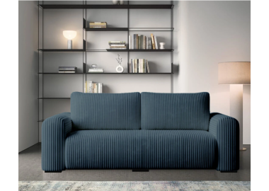 ספה באורך 200 ס"מ דגם EVEREST בגוון כחול אפרפר