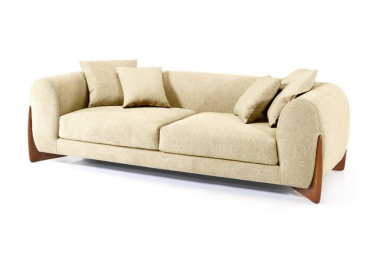 ספה באורך 200 ס"מ דגם ORCHID בגוון בז'