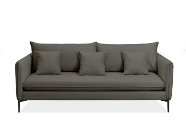 ספה באורך 250 ס"מ דגם Cactus בגוון אפור כהה