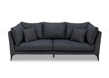 ספה באורך 200 ס"מ דגם Savana בגוון אפור כהה