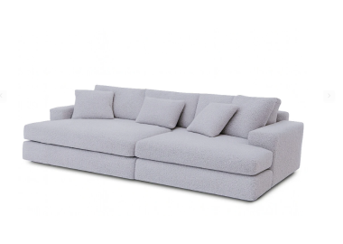 ספה אורך 250 ס"מ דגם KIM גוון אפור