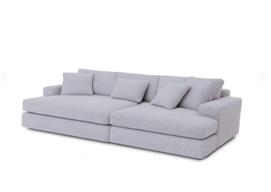 ספה אורך 200 ס"מ דגם KIM גוון אפור