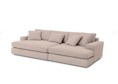 ספה אורך 250 ס"מ דגם KIM גוון בז'