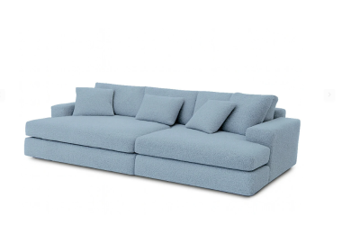 ספה אורך 200 ס"מ דגם KIM גוון כחול