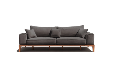 ספה רוחב 300 ס"מ דגם KANYA בגוון אפור כהה