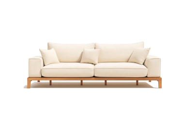 ספה רוחב 250 ס"מ דגם KANYA בגוון שמנת