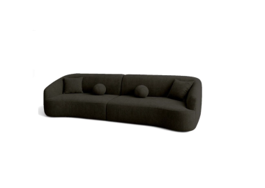 ספה ברוחב 250 ס"מ דגם DONA בגוון שחור