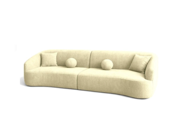 ספה ברוחב 200 ס"מ דגם DONA בגוון שמנת