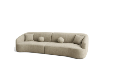 ספה ברוחב 250 ס"מ דגם DONA בגוון בז'