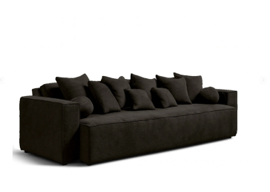 ספה ברוחב 200 ס"מ דגם NIKOL בגוון שחור