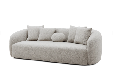 ספה ברוחב 300 ס"מ דגם CELINE בגוון אפור בהיר