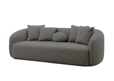 ספה ברוחב 300 ס"מ דגם CELINE בגוון אפור כהה