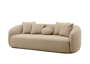 ספה ברוחב 200 ס"מ דגם CELINE בגוון בז'