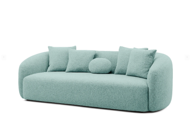 ספה ברוחב 300 ס"מ דגם CELINE בגוון אקווה