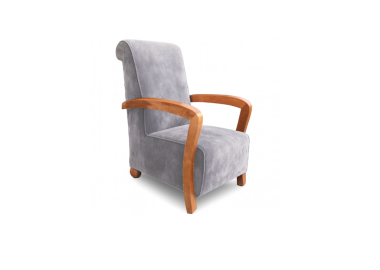 כורסא דגם KING בגוון אפור בהיר