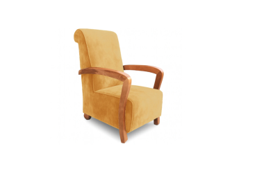 כורסא דגם KING בגוון חרדל