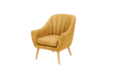 כורסא דגם CLOD בגוון חרדל